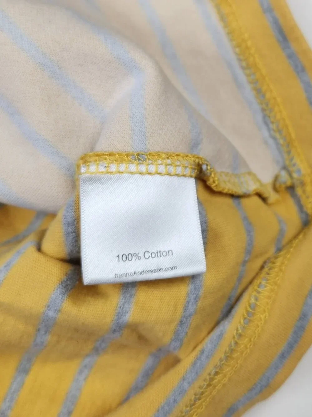 Hanna Andersson Car Applique Striped Long Sleeve Shirt sz 10 / 140 cm